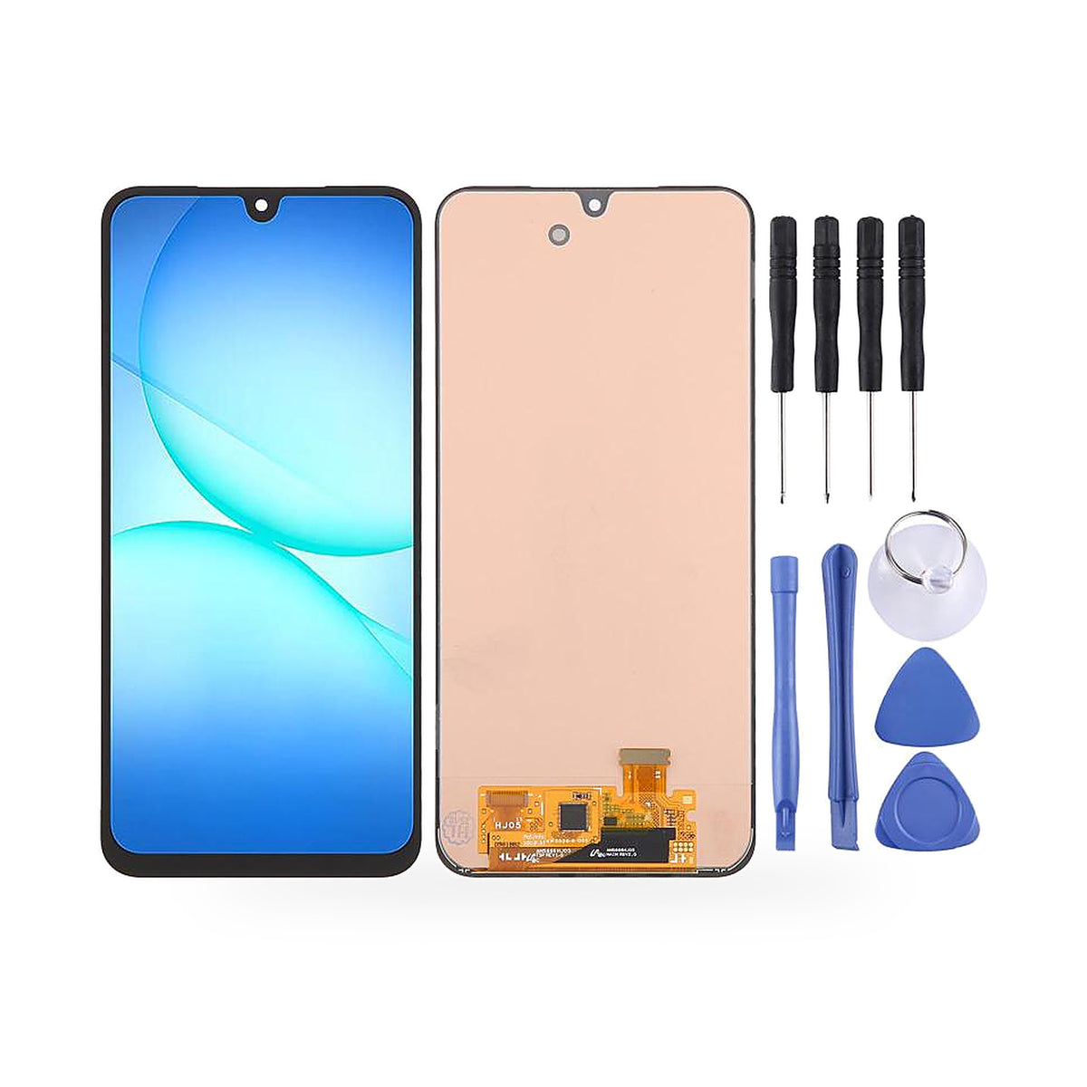 OPPO A17 Plus LCD Screen and Touch Digitiser Assembly Replacement - new OEM standard screen on white background