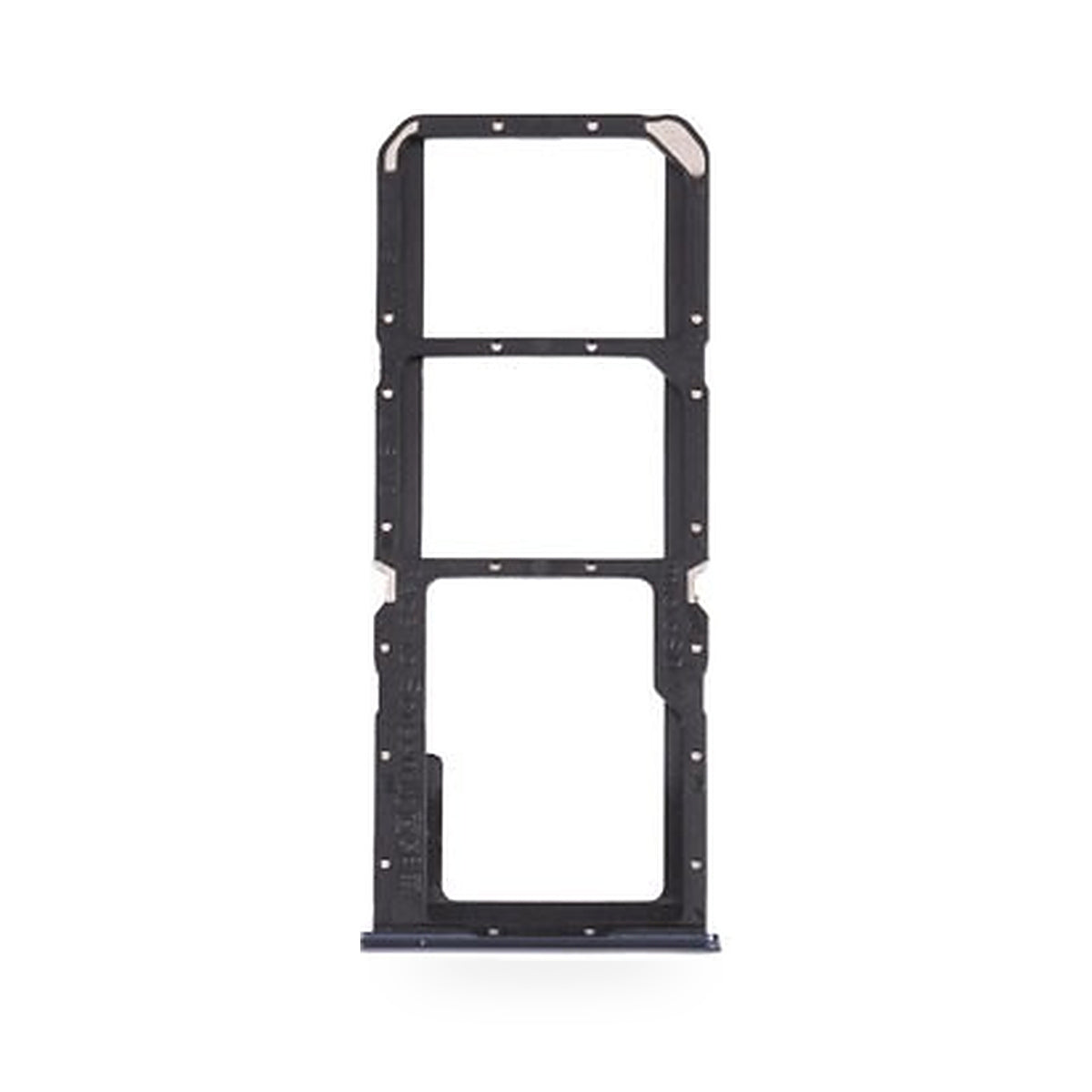 OPPO A74 4G / F19 / F19s SIM Card Tray Holder Replacement - new OEM standard SIM tray on white background