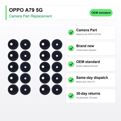 OPPO A79 5G camera lens key facts: brand new, tested, same-day UK dispatch