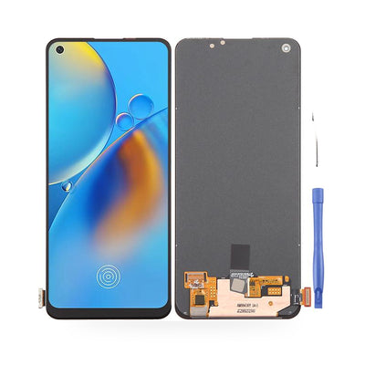 OPPO F19 LCD Screen and Touch Digitiser Assembly Replacement - new OEM standard screen on white background