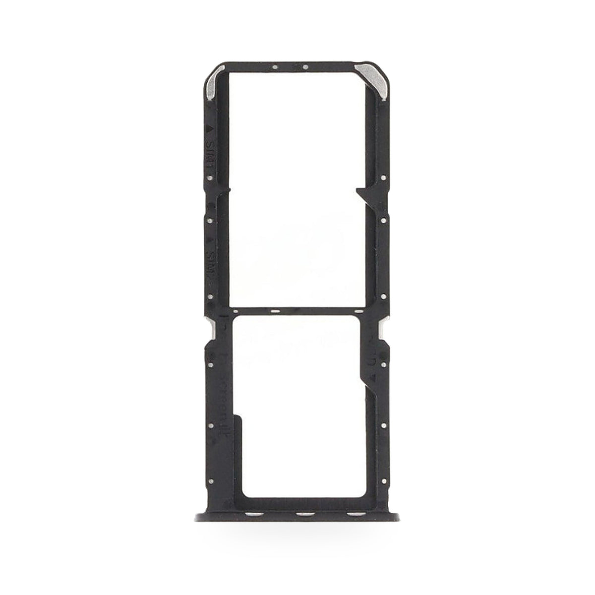 OPPO F21 Pro 5G SIM Card Tray Holder Replacement (BLACK) - new OEM standard SIM tray on white background