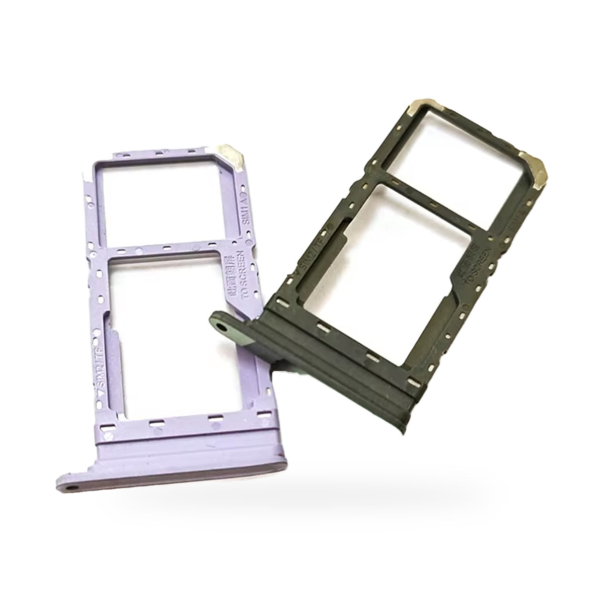 OPPO Realme 12X SIM Card Tray Holder Replacement - new OEM standard SIM tray on white background