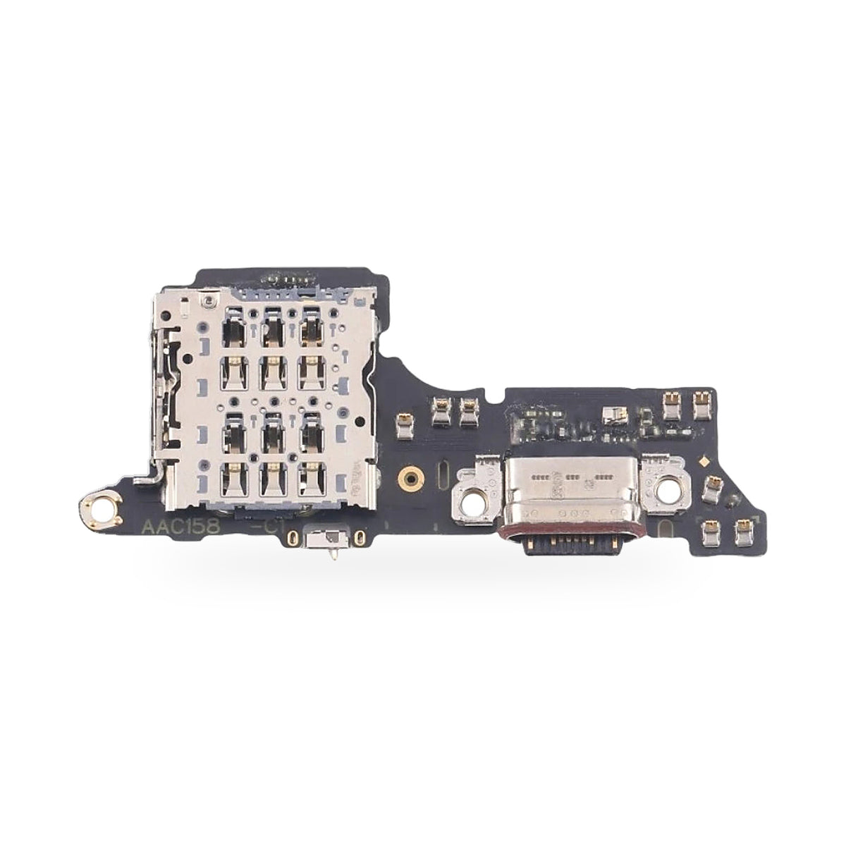 OPPO Reno 12 Charging Port Flex Replacement - new OEM standard charging port on white background