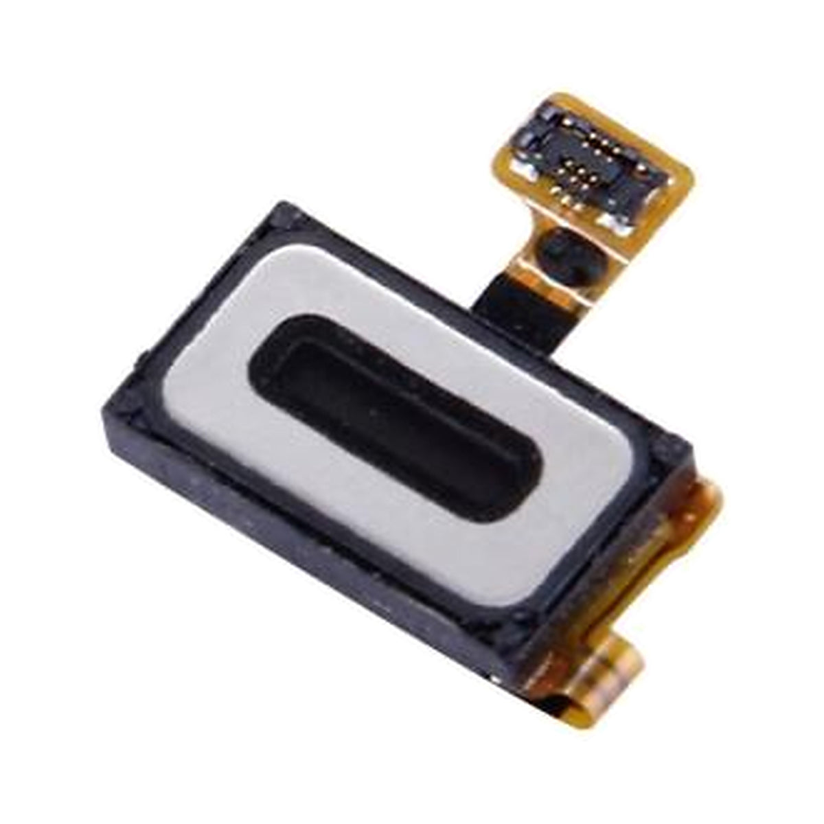 Samsung Galaxy S7 earpiece speaker with flex cable, angled view