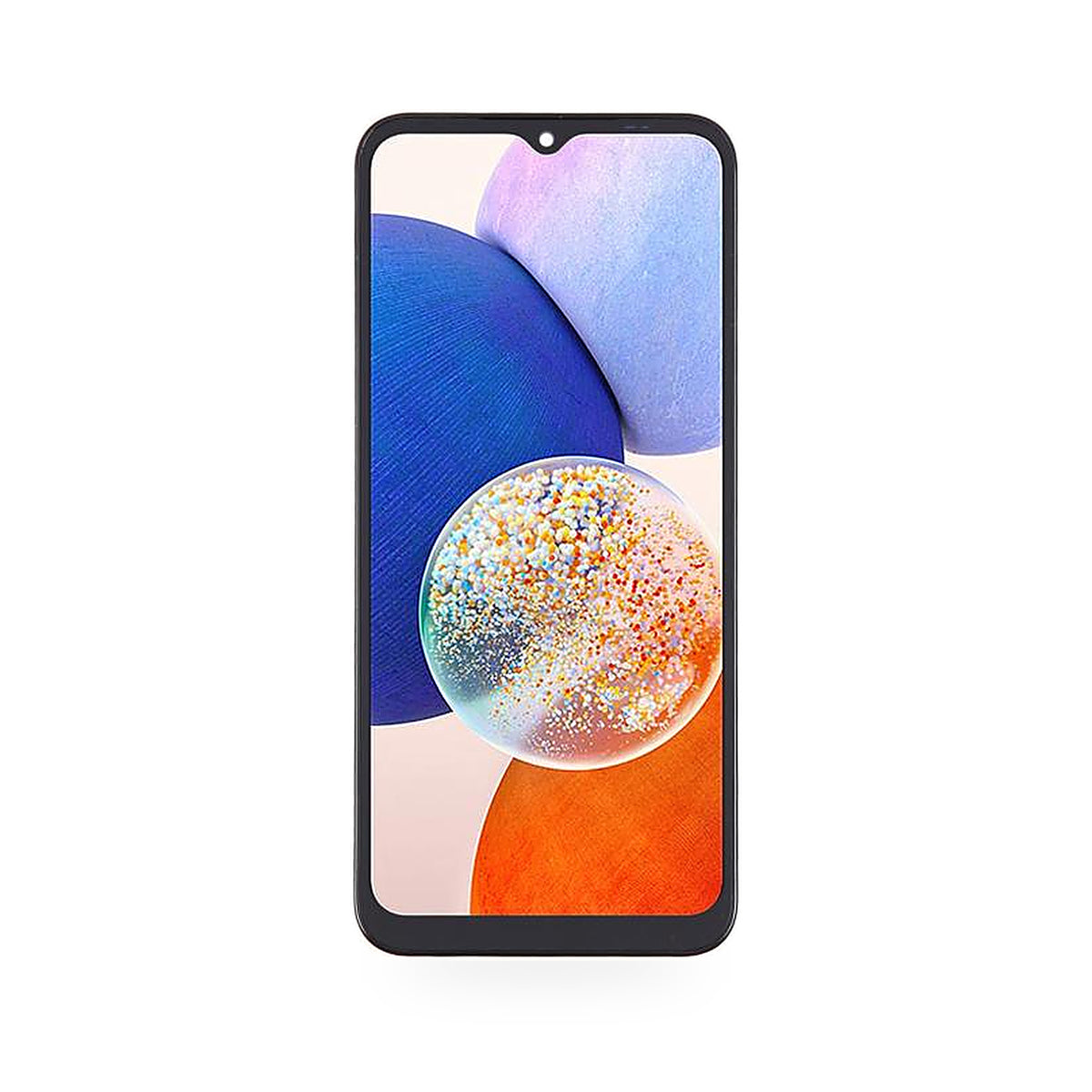 Samsung A14 LCD Screen and Touch Digitiser Assembly Replacement - new OEM standard screen on white background