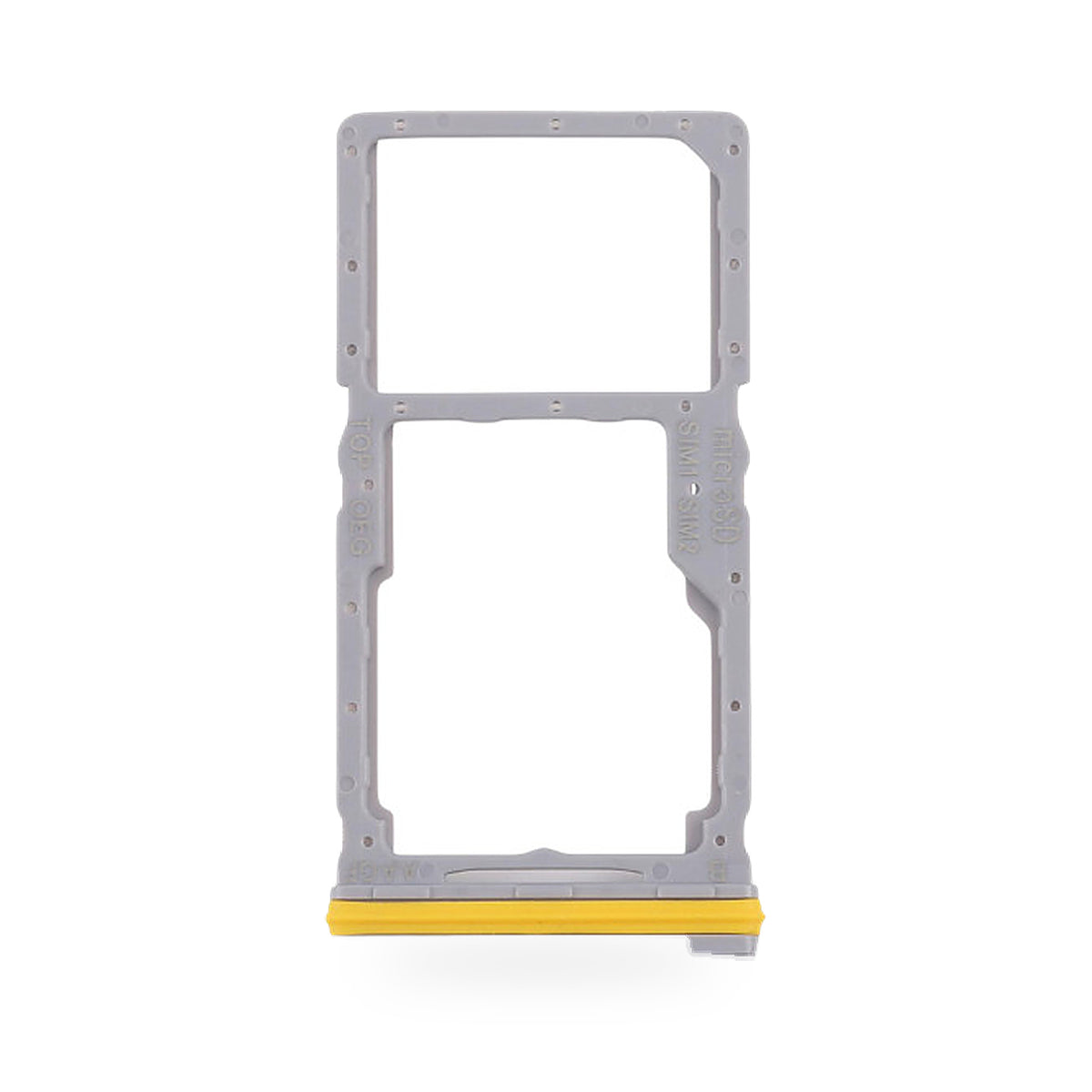Samsung Galaxy A17 SIM Card Tray Holder Replacement (GREY) - new OEM standard SIM tray on white background