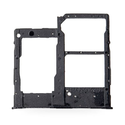 Samsung Galaxy A20e A202 SIM Card Tray Holder Replacement (Black) - new OEM standard SIM tray on white background