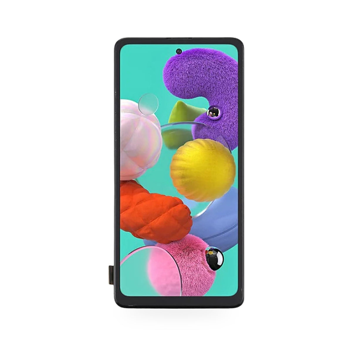 Samsung Galaxy A51 4G Plus Free Tools LCD Screen and Touch Digitiser Assembly Replacement - new OEM standard screen on white