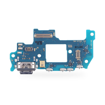 Samsung Galaxy A55 Charging Port Flex Replacement - new OEM standard charging port on white background