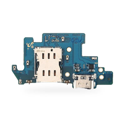 Samsung Galaxy A80 Socket Charging Port Flex Replacement - new OEM standard charging port on white background