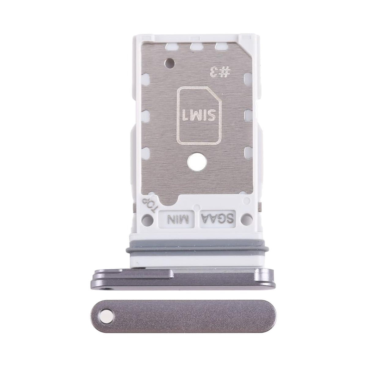 Samsung Galaxy S23 FE SIM card tray in Graphite