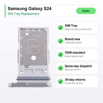 Samsung Galaxy S24 SIM tray key facts: brand new, tested, same-day UK dispatch