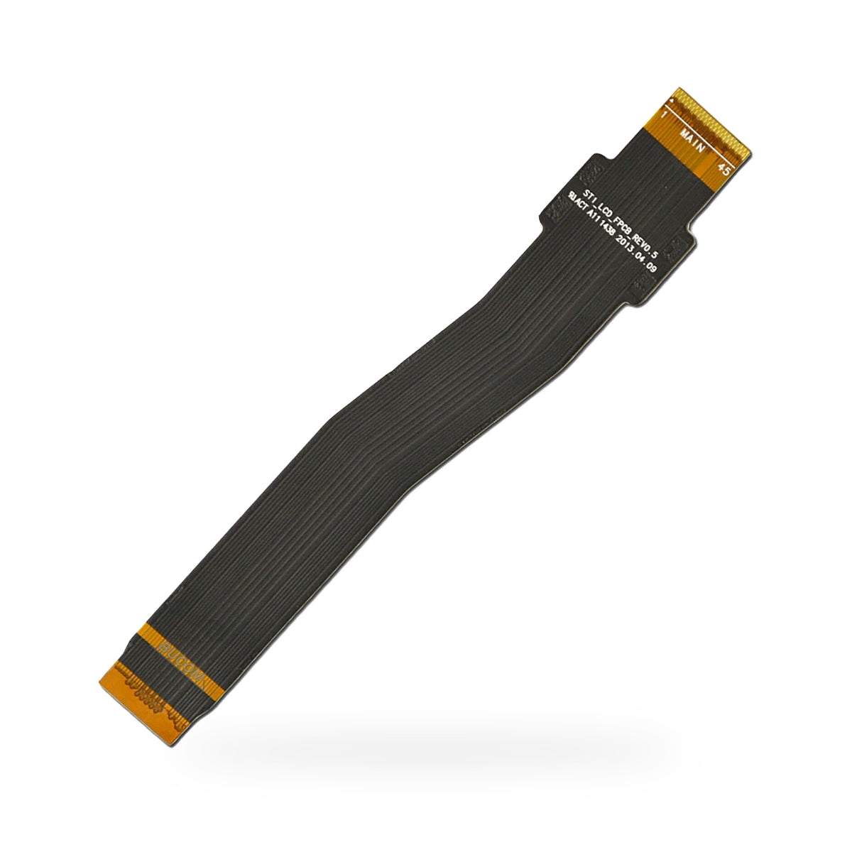 Samsung Galaxy Tab 3 10.1 P5200 Main Board LCD Display Flex Replacement - new OEM standard flex cable on white background