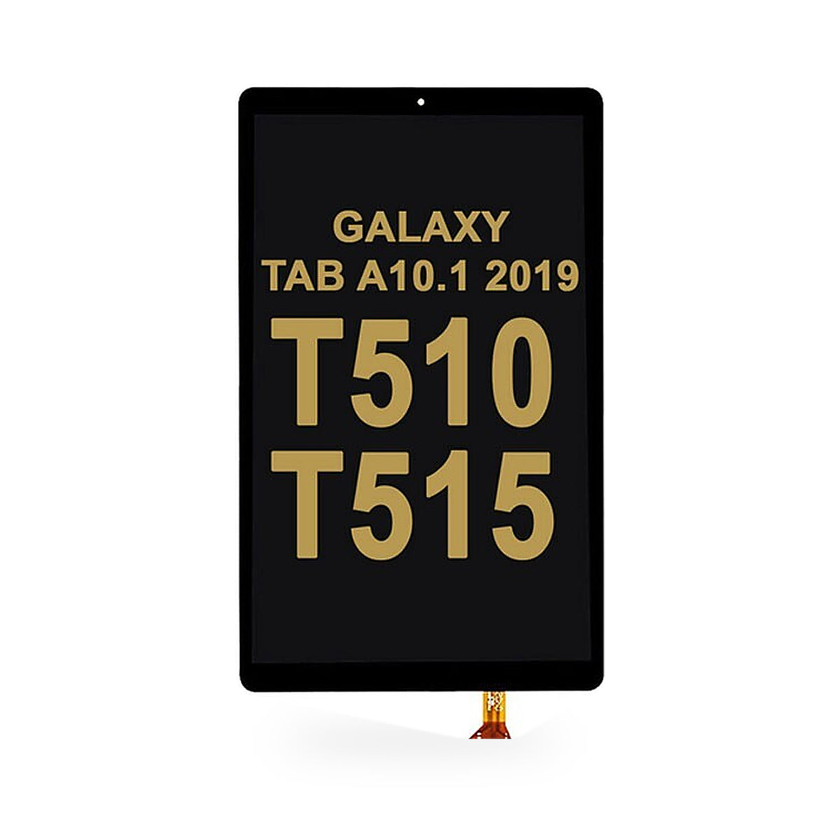 Samsung Galaxy Tab A10.1 2019 T510 / T515 LCD Screen and Touch Digitiser Assembly Replacement - new OEM standard screen on wh