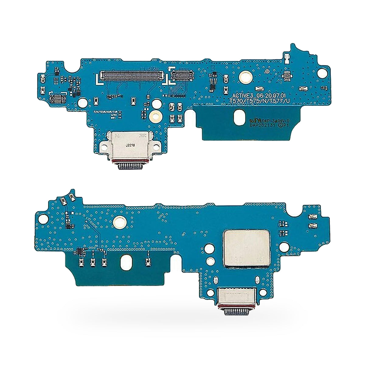 Samsung Galaxy Tab Active 3 8.0 Charging Port Flex Replacement - new OEM standard charging port on white background