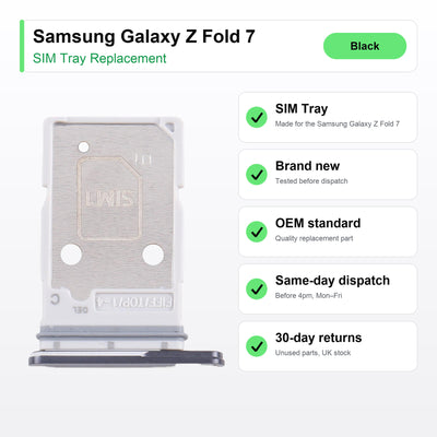 Samsung Galaxy Z Fold 7 SIM tray key facts: brand new, tested, same-day UK dispatch
