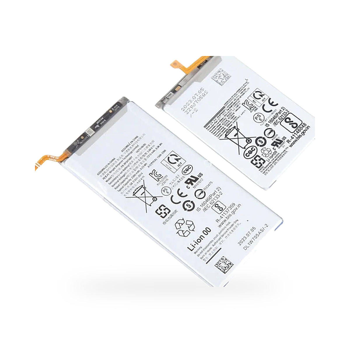 Samsung Galaxy Z Fold5 5G replacement battery, front view on white background