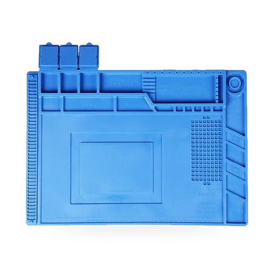Silicone Solder Anti Static Magnetic Heat Insulation Pad Desk Work Repair Mat Replacement - new OEM standard part on white ba