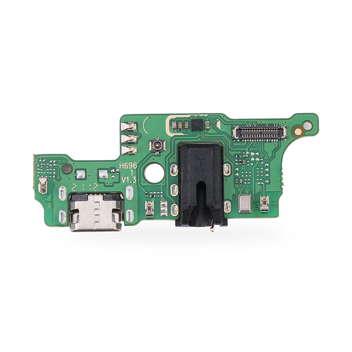 Tecno Camon 17 Charging Port Flex Replacement - new OEM standard charging port on white background