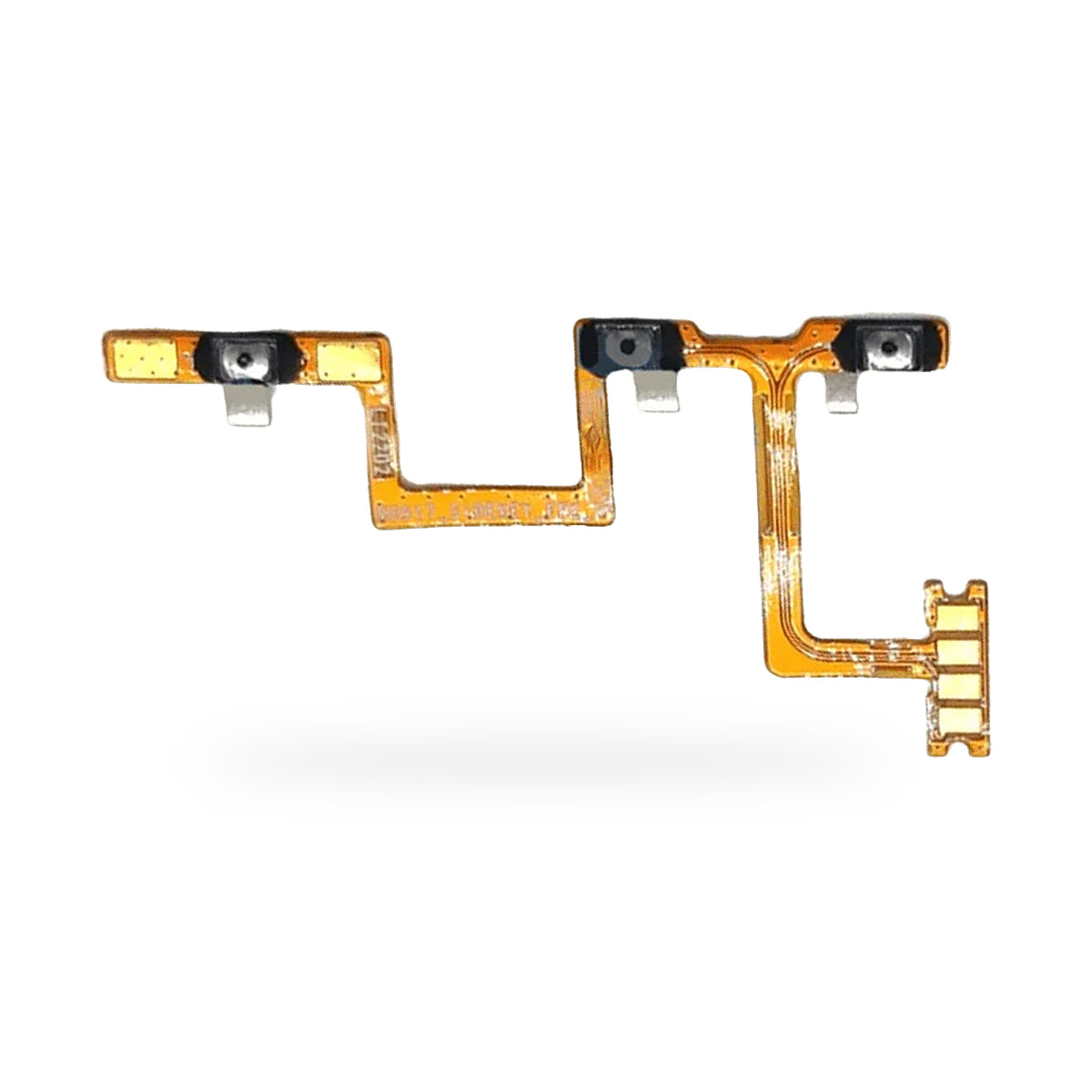 Tecno Camon 19 Power and Volume Button Flex Cable Replacement - new OEM standard button flex on white background