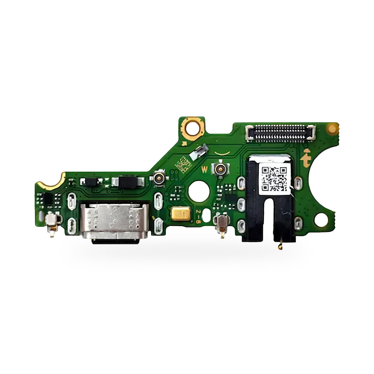 Tecno Camon 19 Pro Charging Port Flex Replacement - new OEM standard charging port on white background