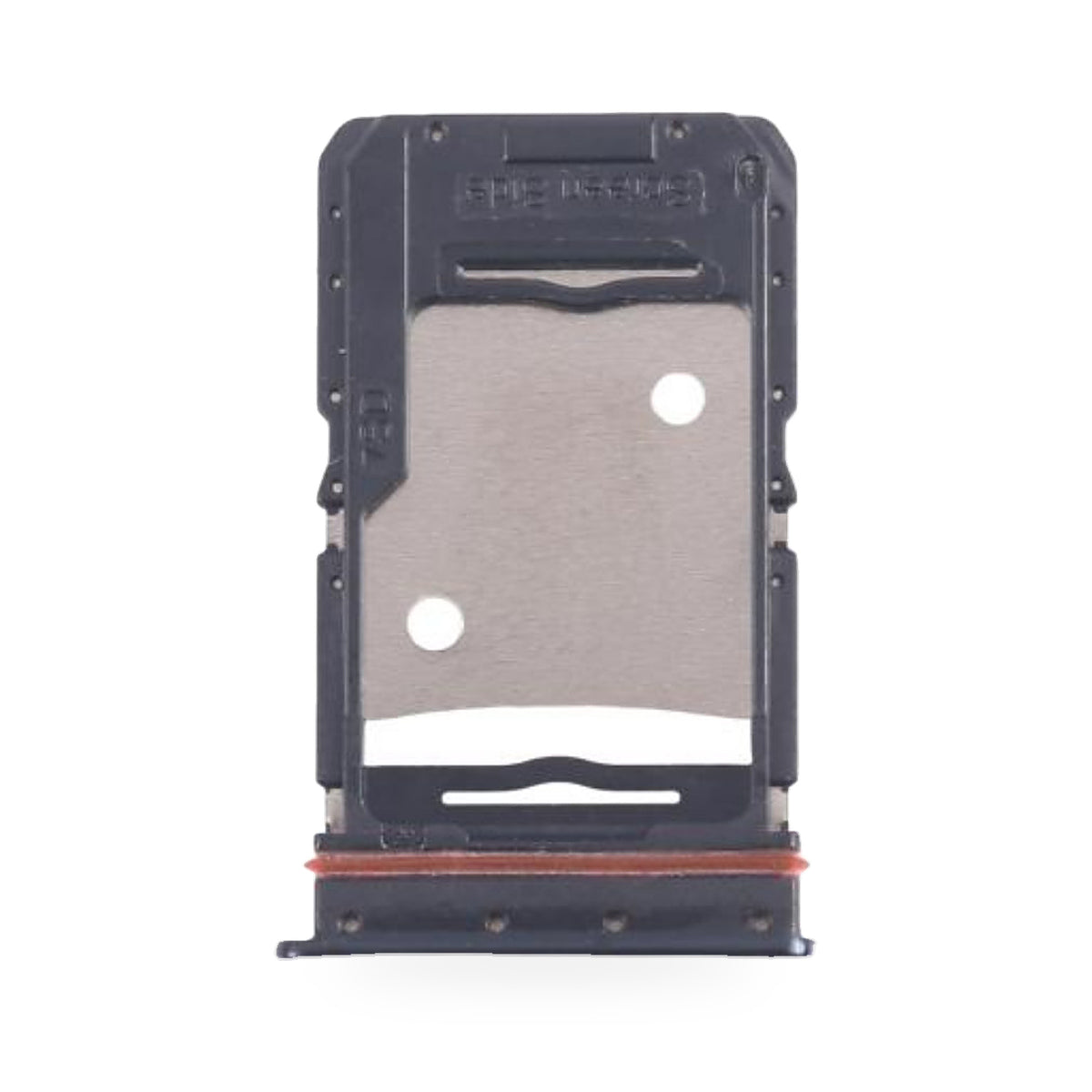 Tecno Camon 19 Pro SIM Card Tray Holder Replacement (BLACK) - new OEM standard SIM tray on white background