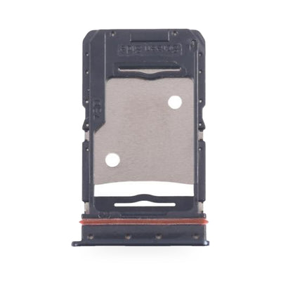 Tecno Camon 19 SIM Card Tray Holder Replacement (Black) - new OEM standard SIM tray on white background