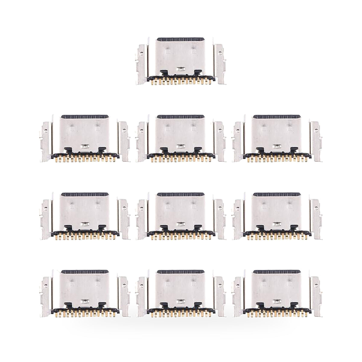 Tecno Camon 20 Charging Port Flex Replacement - new OEM standard charging port on white background