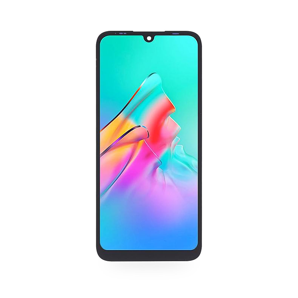 Tecno Pop 6 LCD Screen and Touch Digitiser Assembly Replacement - new OEM standard screen on white background