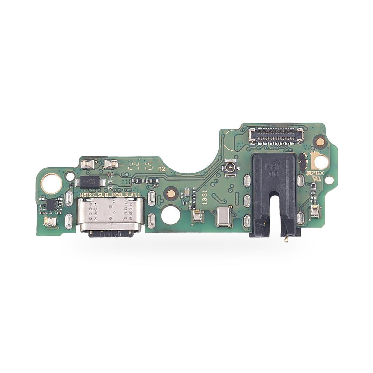 Tecno Spark 10 Charging Port Flex Replacement - new OEM standard charging port on white background