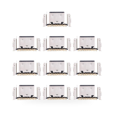 Tecno Spark 10 Pro Charging Port Flex Replacement - new OEM standard charging port on white background