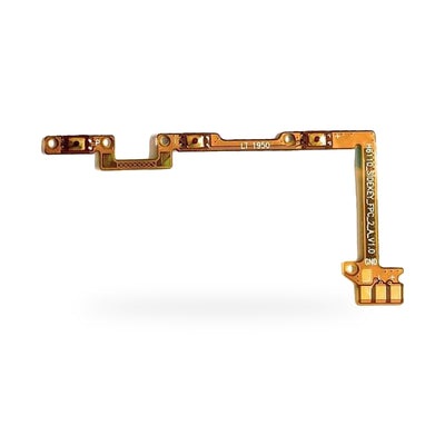 Tecno Spark 4 Power and Volume Button Flex Cable Replacement - new OEM standard button flex on white background