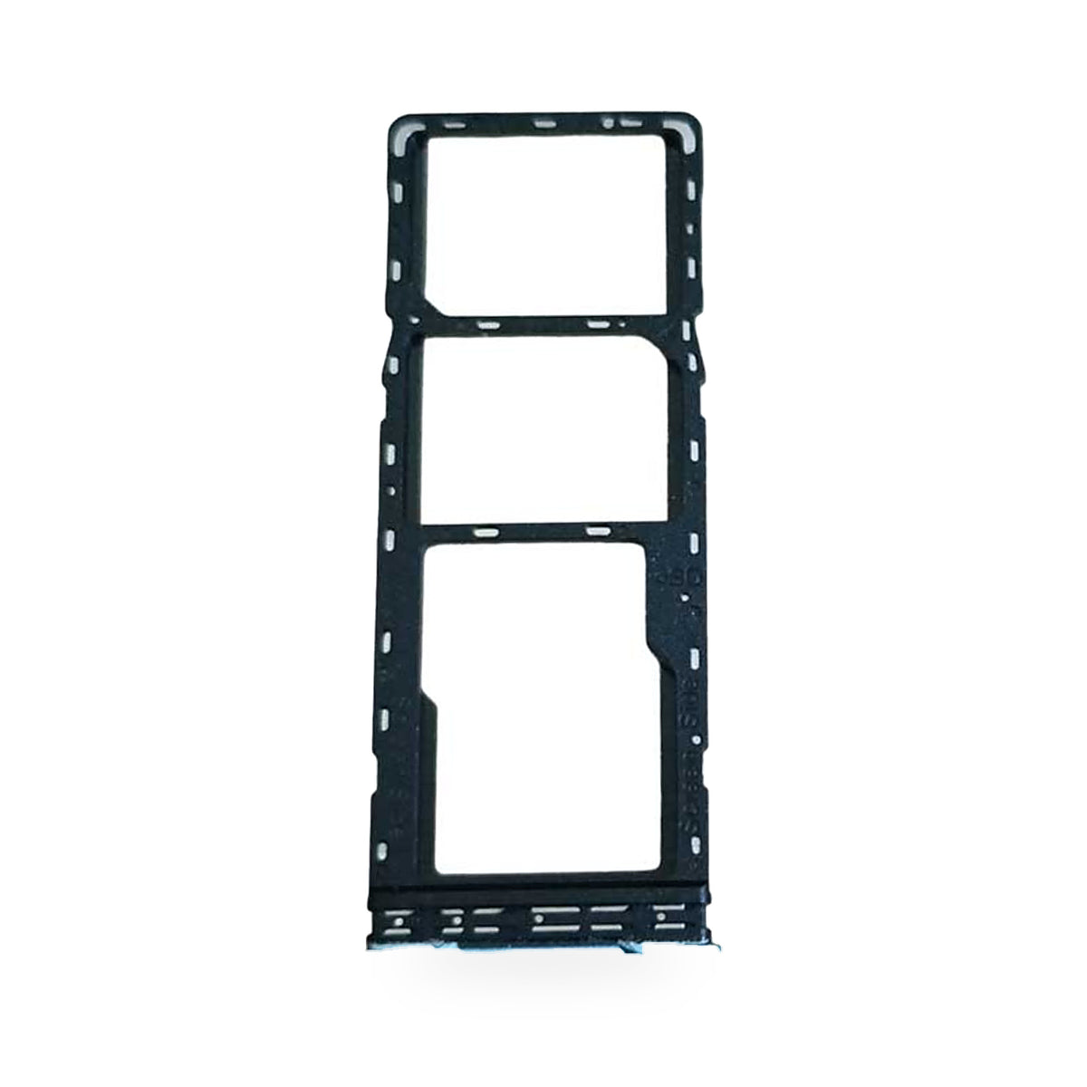 Tecno Spark 7 SIM Card Tray Holder Replacement (Blue) - new OEM standard SIM tray on white background