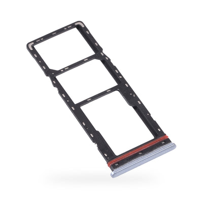 Tecno Spark 7P SIM Card Tray Holder Replacement (Blue) - new OEM standard SIM tray on white background