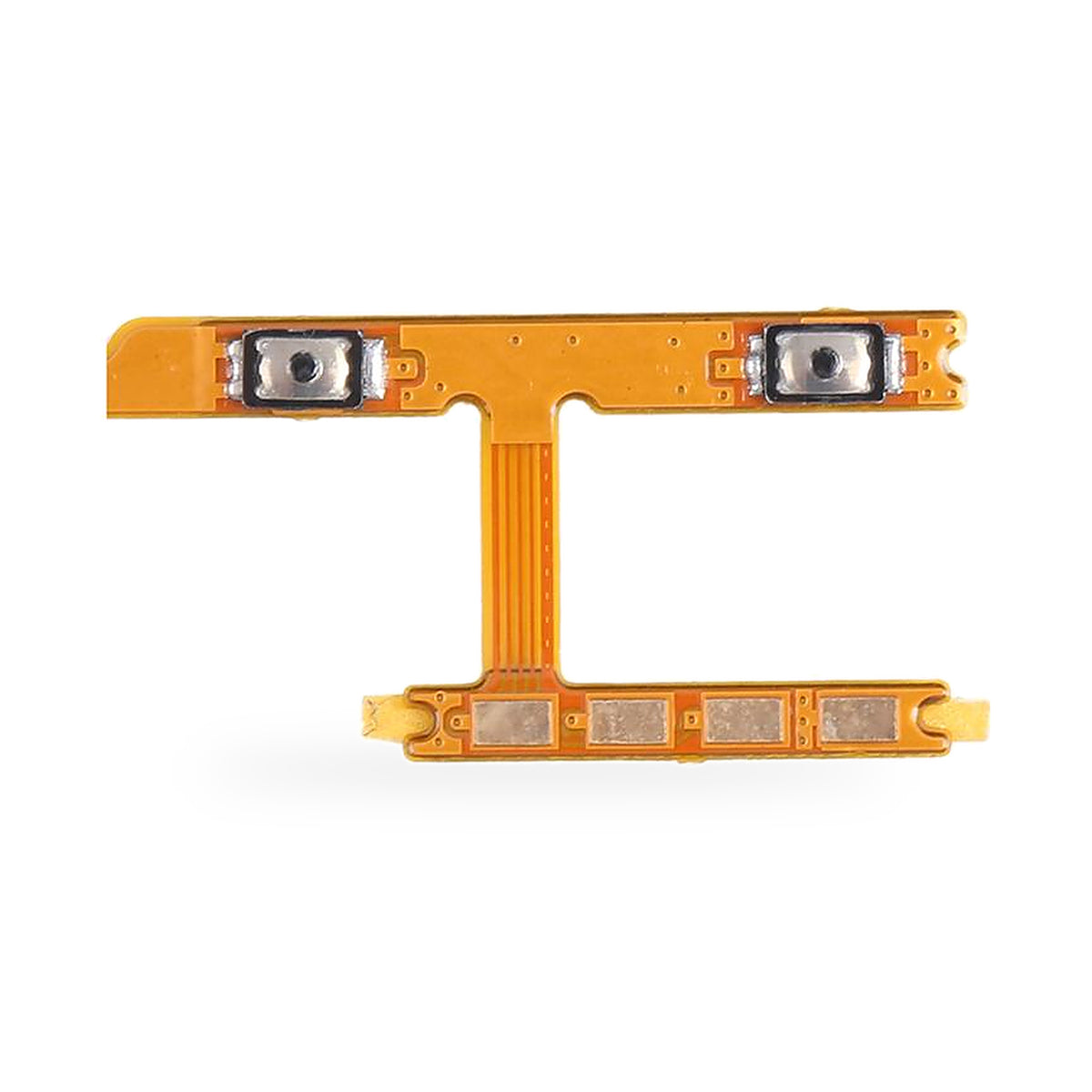 Xiaomi Mi 10T Lite Power and Volume Button Flex Cable Replacement - new OEM standard button flex on white background