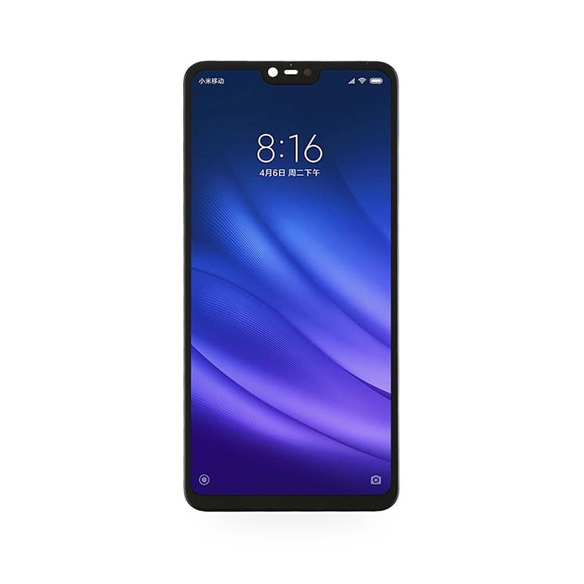Xiaomi Mi 8 Lite LCD Screen and Touch Digitiser Assembly Replacement - new OEM standard screen on white background