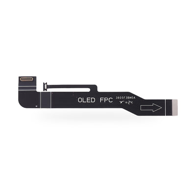 Xiaomi Mi 9 Lite LCD Display Motherboard Connector Flex Cable Replacement - new OEM standard flex cable on white background