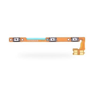 Xiaomi MI Note 10 Pro Power and Volume Button Flex Cable Replacement - new OEM standard button flex on white background