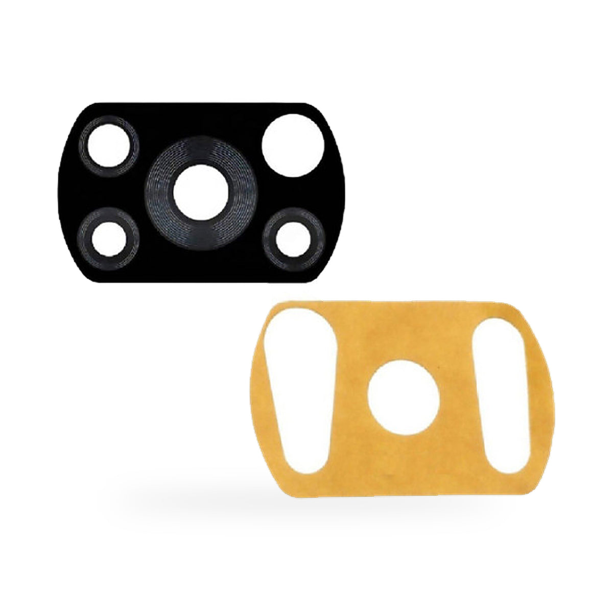 Xiaomi Poco X3 Pro Rear Camera Lens Glass Replacement - new OEM standard camera lens on white background