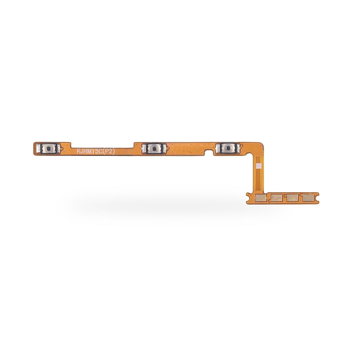 Xiaomi Redmi 15C Power and Volume Button Flex Cable Replacement - new OEM standard button flex on white background