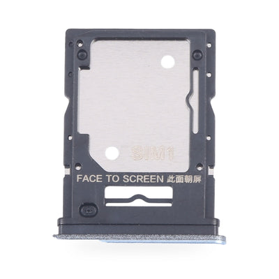Xiaomi Redmi Note 13 4G SIM Card Tray Holder Replacement (Blue) - new OEM standard SIM tray on white background