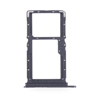 Xiaomi Redmi Note 13 5G SIM Card Tray Holder Replacement (Black) - new OEM standard SIM tray on white background
