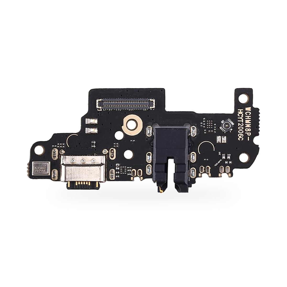 Xiaomi Redmi Note 8 Pro Charging Port Flex Replacement - new OEM standard charging port on white background